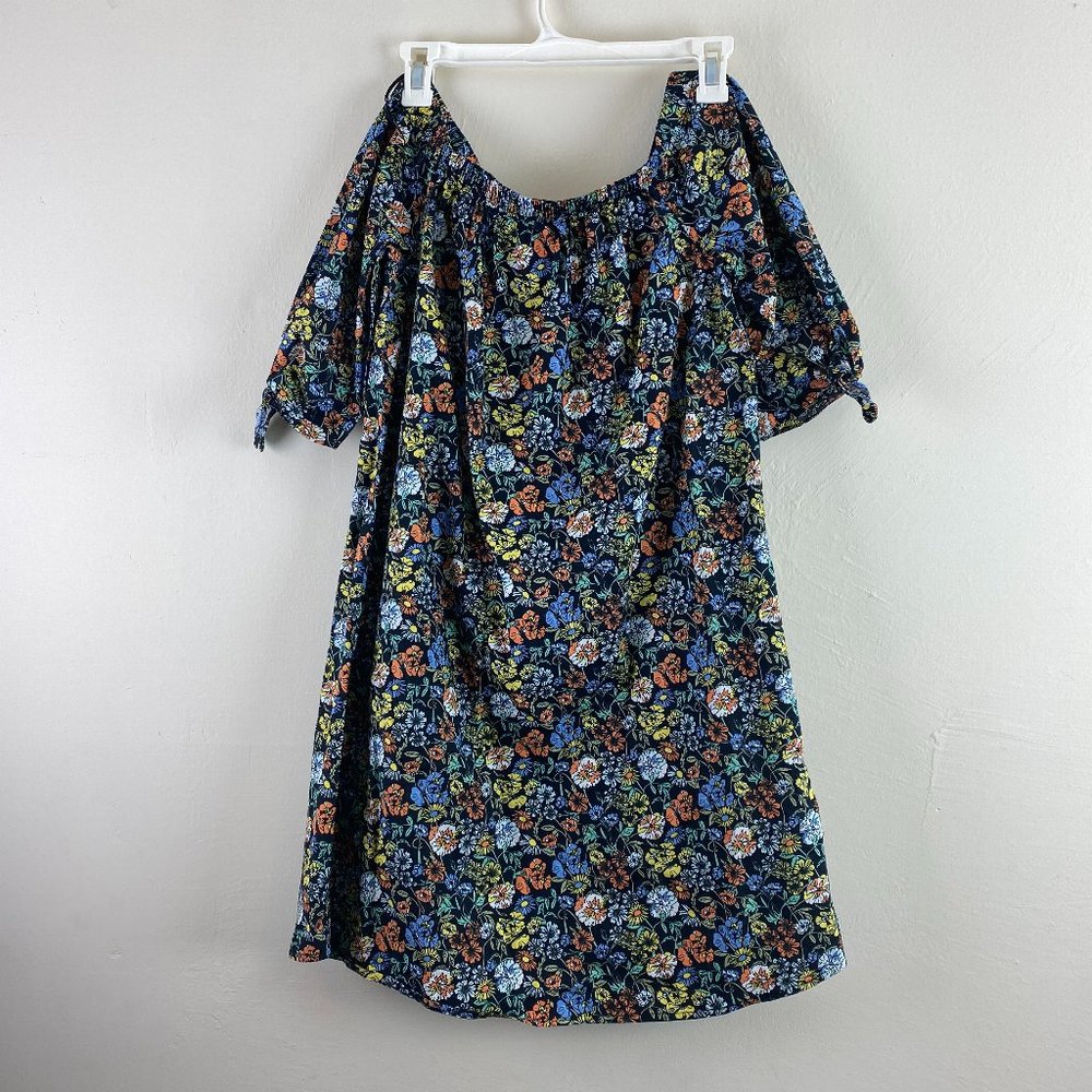 Bobeau Peasant Dress Off The Shoulder Boho Tunic